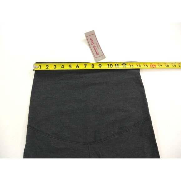 Times Two Maternity Womens Dark Gray Leggings Size Medium New with Tags*** - Picture 6 of 7